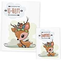 Los mejores  - Juego de fundas para cartilla de vacunas- diseño de animales del bosque
